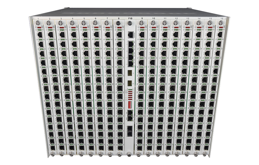 飛暢科技-960路電話光端機(jī)（8U 19英寸，SFP 1+1光備份）